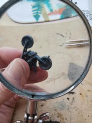 Stift für Bike in horizontaler Lage