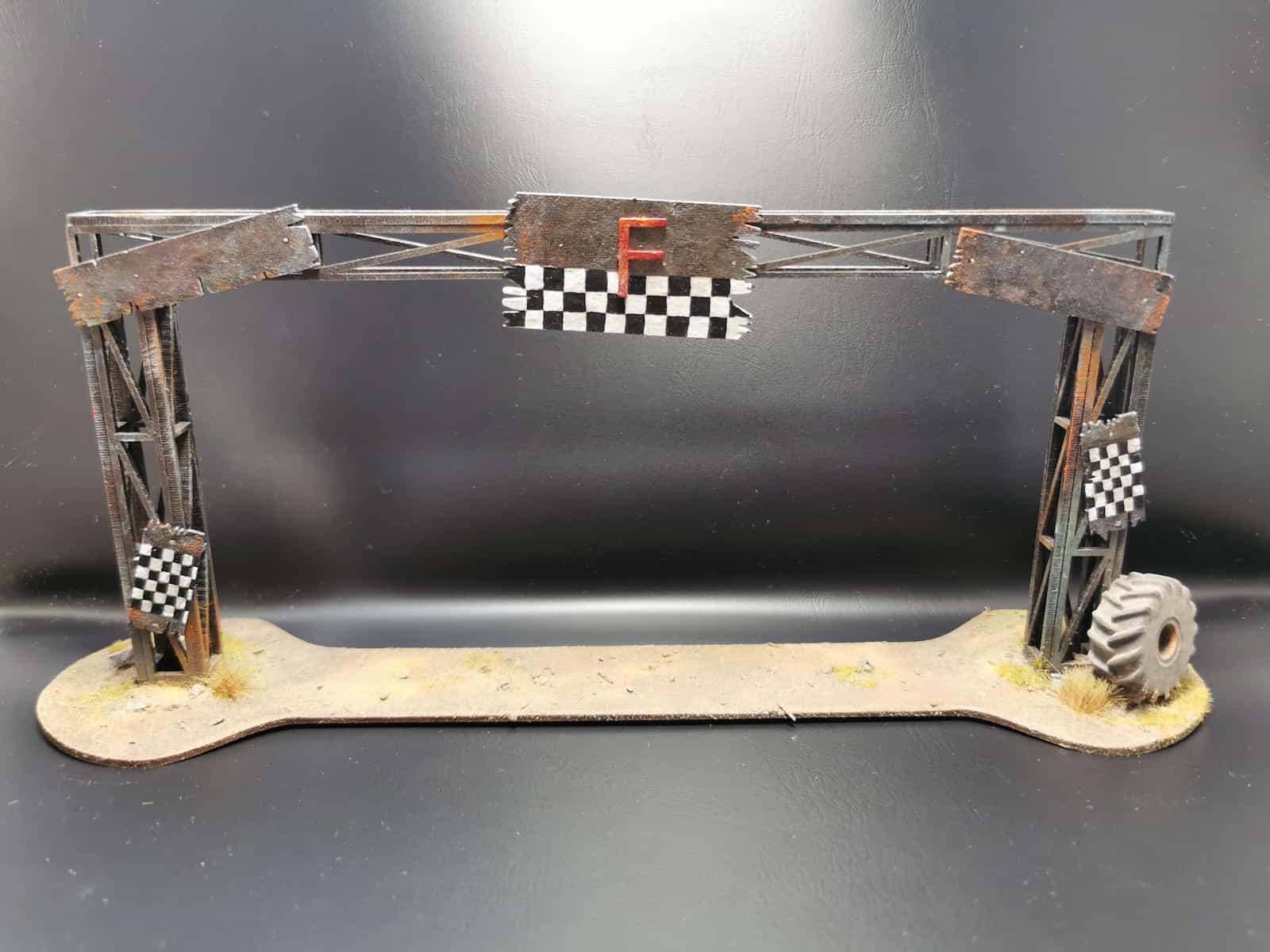 Das fertige Zieltor Das fertige Zieltor