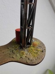 Tuffts und Grass am Modell 1