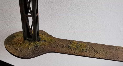 Tuffts und Grass am Modell 2