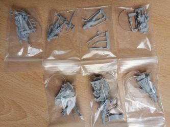 die von mir gewählten MÖRK BORG Kickstarter Figuren