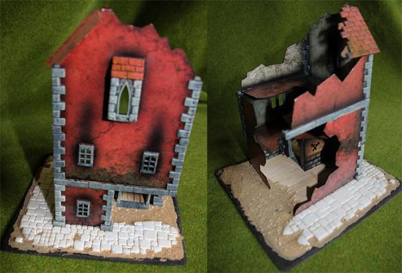 Das Mordheim Haus mit Grundplatte Das Mordheim Haus mit Grundplatte